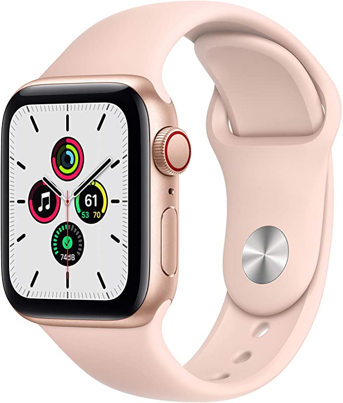 スマートフォン/携帯電話 その他 New Apple Watch SE (GPS, 40mm) - Gold Aluminum Case with Pink Sand 