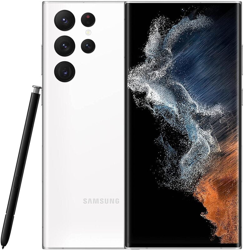 Samsung Galaxy S22 Ultra Smartphone, Factory Unlocked Android Cell Phone, 256GB white Samsung Galaxy S22 Ultra Smartphone, Factory Unlocked Android Cell Phone, 256GB white