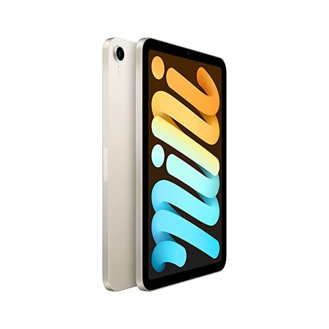 2021 Apple iPad Mini with A15 Bionic chip (Wi-Fi, 64GB) - Starlight (6th Generation)
