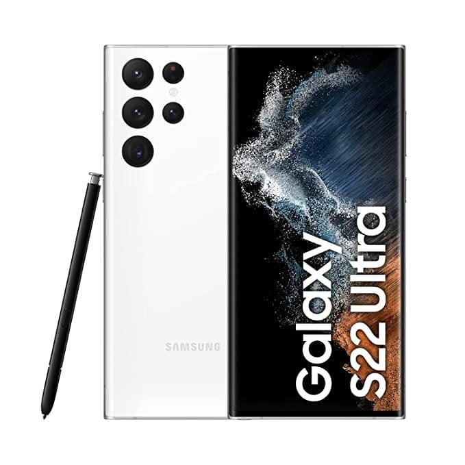 Samsung Galaxy S22 Ultra Smartphone, Factory Unlocked Android Cell Phone, 256GB white Samsung Galaxy S22 Ultra Smartphone, Factory Unlocked Android Cell Phone, 256GB white