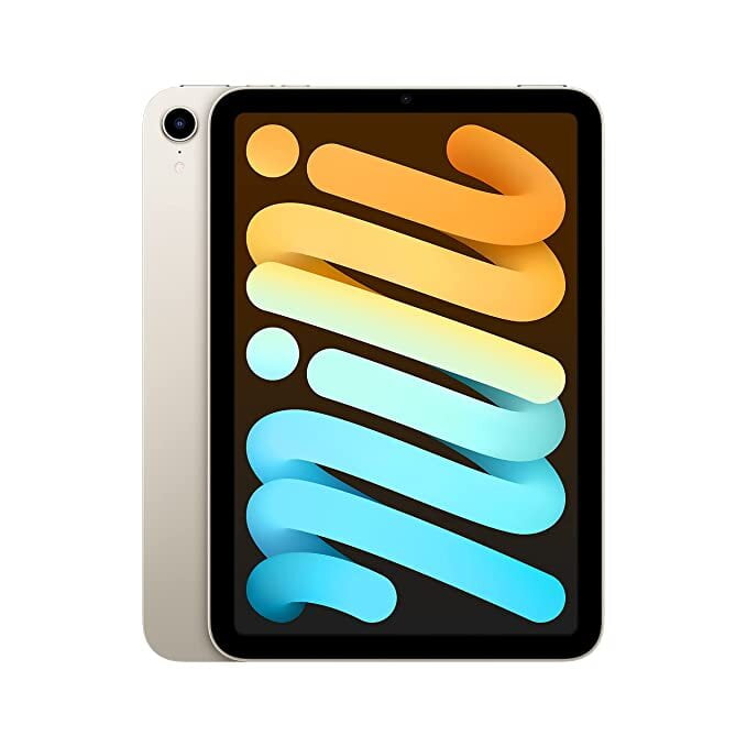 2021 Apple iPad Mini with A15 Bionic chip (Wi-Fi, 64GB) - Starlight (6th Generation)
