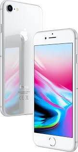Apple iPhone 8, US Version, 64GB, Silver - Unlocked-Gb